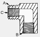 double flow elbow